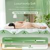 Extra Thick Mattress Topper King Size, Waterproof Soft Viscose Derived from Bamboo, Pillow Top Mattress Pad, Mattress Cover 1000GSM Filling with Deep Pocket for Back Pain Relief view 2