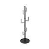Jingzai202405 Free Standing Coat Rack Metal Coat Rack with Base and Hooks Modern Freestanding Clothes Racks Bags Hats Storage Stand for Entryway Floor Coat Hanger view 1