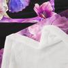 jejeloiu Butterfly Kids Fleece Throw Blanket,Twin 60"x80",Monogrammed Sherpa Blanket Plush Fuzzy,Initial Letter E Soft for Bed Couch Chair Living Room,Floral Print Personalized Letter E,Black Purple view 3