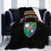 3rd Battalion 75th Ranger Regiment with Ranger Fleece Blanket Black and White - Soft Plush Throw Blanket for Couch, Bed, Sofa - Cozy Home Decor - Perfect for Travel Camping 50x40 Inches view 3