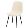 88JUNYh Dining Chair Covers 4pcs Chair Covers Velvet Fabric Short Back Chair Cover Small Size Bar Chair Seat Case for Dining Room Home(3786D-01,4 Pieces) view 1