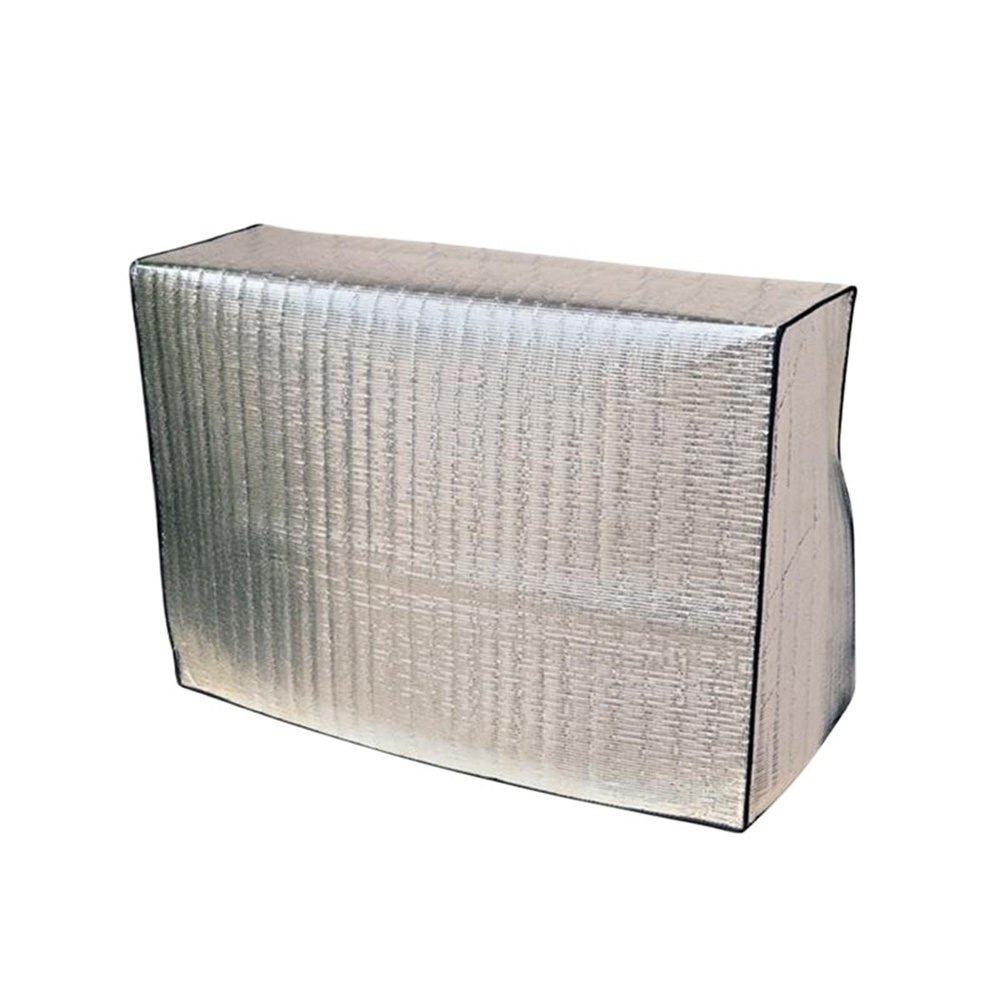 88JUNYh AC Covers for Outside 1pc Metal Aluminum Film Cover Air Conditioner Cover Outdoor Air Conditioning Protection(80x55x30cm)
