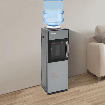 Top Loading Water Dispenser, 5 Gallon Water Cooler Dispenser Freestanding Hot & Cold Water Dispenser with Bottom Storage Cabinet for Home Office