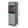 Top Loading Water Dispenser, 5 Gallon Water Cooler Dispenser Freestanding Hot & Cold Water Dispenser with Bottom Storage Cabinet for Home Office view 4