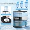CHEFJOY Water Dispenser with Ice Maker, 3 in 1 Countertop Ice Machine with Safety Lock, 3-5 Gallon Bottle Water Cooler for Office Home, 48Lbs/24H, 12 Ice Cubes view 3