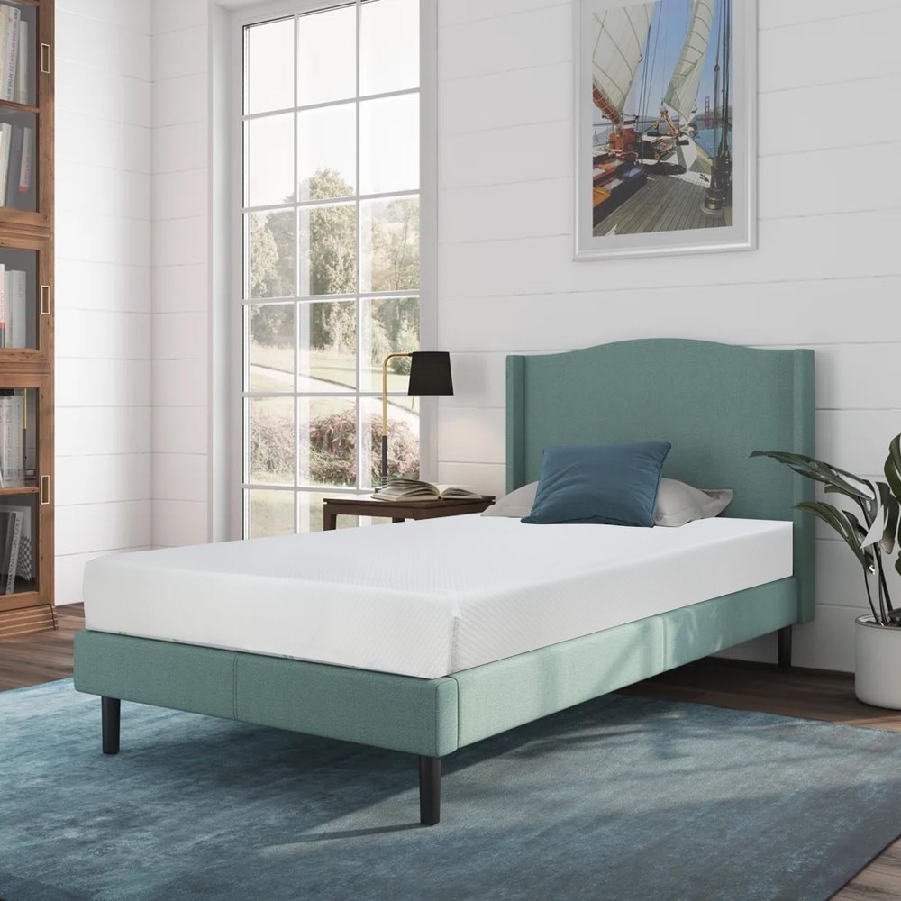 Ckofgdsue 8 Inch Twin Medium Firm Gel Memory Foam Mattress,Breathable & Washable Cover,Cool Sleep Mattress for Relieving Pressure Relief,Fiberglass Free,CertiPUR-US Certified