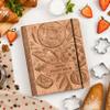 Enjoy The Wood Personalized Recipe Book Binder - Wooden Blank Family Cookbook Journal to Write in Your Own Recipes - Customized Recipe Binder - Recipe Books to Write in (Boulangerie, Small (A6)) view 2