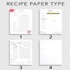 Enjoy The Wood Personalized Recipe Book Binder - Wooden Blank Family Cookbook Journal to Write in Your Own Recipes - Customized Recipe Binder - Recipe Books to Write in (Boulangerie, Small (A6)) view 4