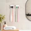 2-Piece Set of White self-Adhesive Wall-Mounted Waterproof Toothbrush Holders, Electric Toothbrush Holder for BathroomsSuitable for Bathroom Showers. view 3