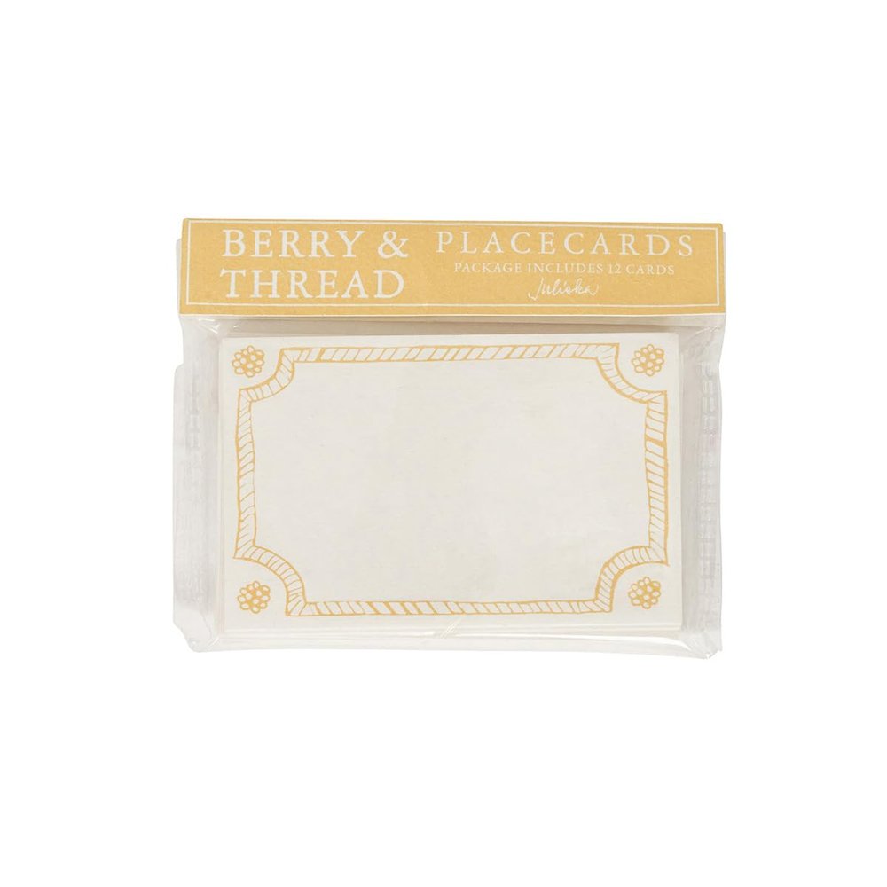 Juliska Berry & Thread Place Card Set/12 - Daffodil