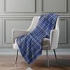 Addison Rugs ASB541 Navy 50" x 70" Oversized Sherpa Throw Blanket, Machine Washable view 1
