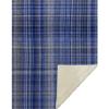 Addison Rugs ASB541 Navy 50" x 70" Oversized Sherpa Throw Blanket, Machine Washable view 2