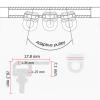 Aluminium Ultra-Thin Curtain Rail Ceiling Mount Adhesive Curtain Track Room Divider Curtains Glider for Bathroom, Kitchen, Garderobe(White,13.1 ft) view 3