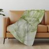 Addison Rugs ASB508 Olive 50" x 70" Oversized Sherpa Throw Blanket, Machine Washable view 4