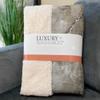 Addison Rugs ASB518 Brown 50" x 70" Oversized Sherpa Throw Blanket, Machine Washable view 2