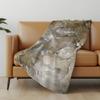 Addison Rugs ASB518 Brown 50" x 70" Oversized Sherpa Throw Blanket, Machine Washable view 3