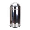 cfycfy987 Garden Bin Swing Open Trash Can, Stainless Steel Garbage Can with lid 9.2/13.2 Gallon Commercial Trash can, Perfect for Home, Office and Business Dust Bin(50L) view 1