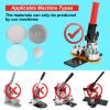 1000 Sets High-Magnet Materials, 58mm / 2.28 inch - Metal Materials for Button Maker Machine view 2