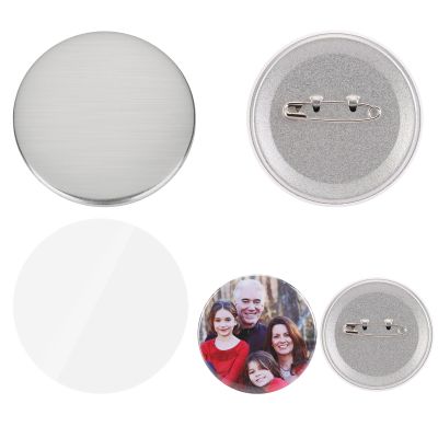 1000 Sets Badge Button Materials, 58mm / 2.28 inch - Metal Materials for Button Maker Machine