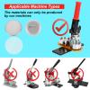1000 Sets Badge Button Materials, 58mm / 2.28 inch - Metal Materials for Button Maker Machine view 2