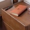 SENBAILU Bedside Table Walnut Color Modern Bedroom Bedside Cabinet Simple Home Small Apartment Bedside Storage Cabinet Solid Wood Bedside Table Bed Side Tables Bedroom view 4