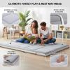Tiita Japanese Floor Mattress, Queen Size Roll-Up Futon with Storage Bag view 2