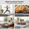 Tiita Japanese Floor Mattress, Queen Size Roll-Up Futon with Storage Bag view 3