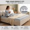 Tiita Japanese Floor Mattress, Queen Size Roll-Up Futon with Storage Bag view 4