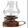 Chamber Oil Lamp Rustic Horse Oil Lamps Lantern Home Decor Outdoor Camping Butter Lantern Emergency(Bronze 1-Pack Small-7.5*18.5cm) view 1