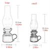 Chamber Oil Lamp Rustic Horse Oil Lamps Lantern Home Decor Outdoor Camping Butter Lantern Emergency(Bronze 1-Pack Small-7.5*18.5cm) view 2