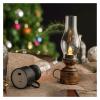 Chamber Oil Lamp Rustic Horse Oil Lamps Lantern Home Decor Outdoor Camping Butter Lantern Emergency(Bronze 1-Pack Small-7.5*18.5cm) view 3