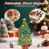 Large Christmas Snow Globes Light up Lantern with 8 Songs, 13" Christmas Tree & Rotating Train Snow Globe for Kids Adults, 6H Timer Dual Power, Snowglobes Christmas Decorations Indoor Gifts Women Men view 2