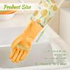 QLFJ-FurDec 2 Pairs Rubber Dishwashing Cleaning Gloves, Reusable Latex Free view 2
