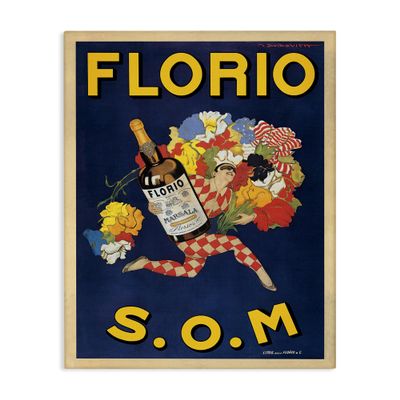 Stupell Industries Vintage Liquor Advertisement Canvas Wall Art Design by Marcello Nizzoli, 30 x 40