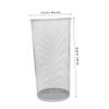Alipis Metal Umbrella Bucket Holder Elegant Storage Rack for Entryway Office Hotel Lobby Stylish Umbrella Organizer Design Silver view 2