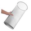 Alipis Metal Umbrella Bucket Holder Elegant Storage Rack for Entryway Office Hotel Lobby Stylish Umbrella Organizer Design Silver view 4