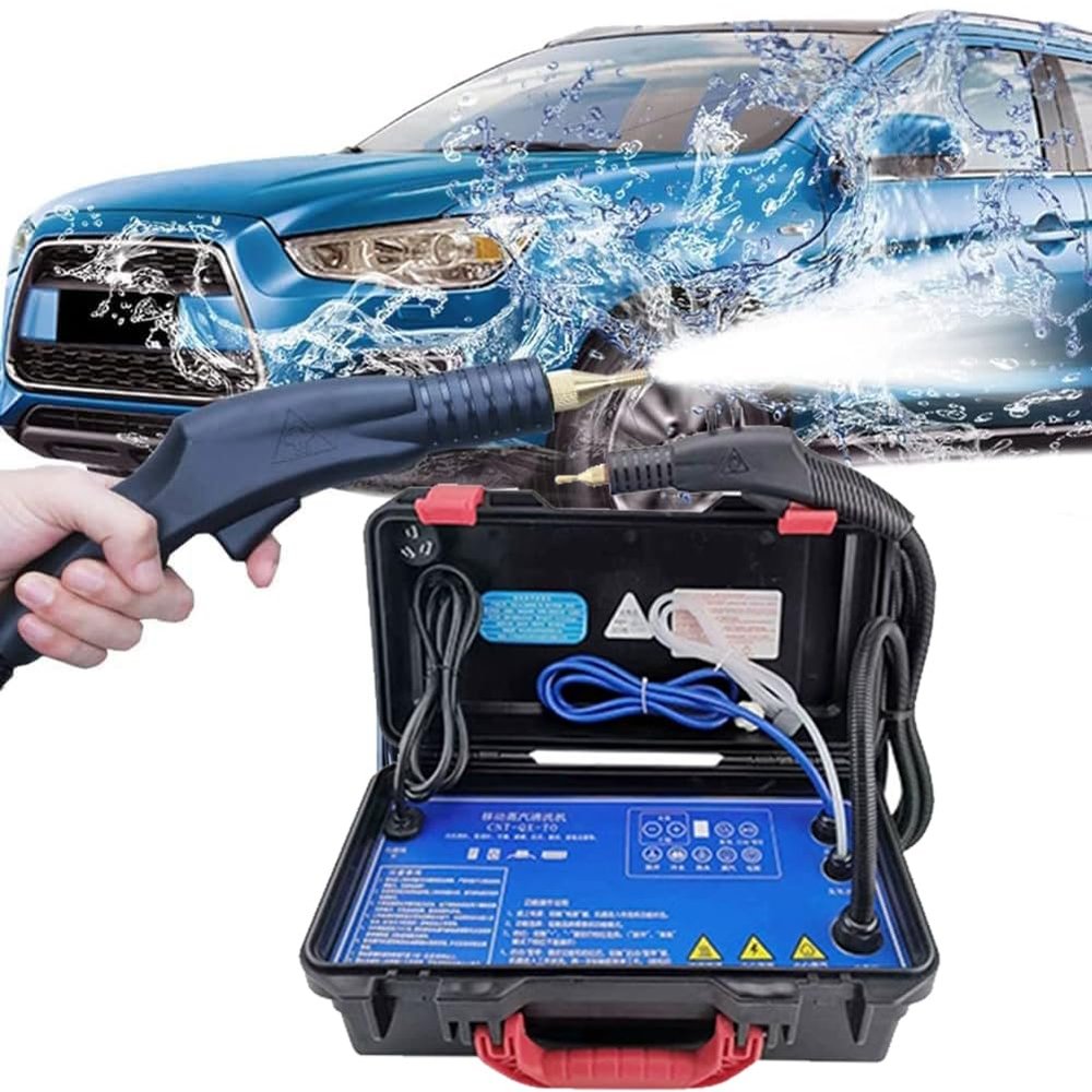 PP-Eic High Pressure Steam Cleaner, 3200W Commercial Steam Cleaner, Car Steam Cleaner, Carpet Steam Cleaner for Kitchen Bathroom Car Seat Furniture Floor