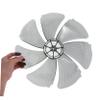 SOLUSTRE Electric Pedestal Fan Blades Replacement Quiet Blades for Floor and Table Fans Easy to Install and Washable Design view 4