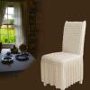 Tedkoo Dining Room Chair Covers Set of 2, Stretch Dining Chair Slipcovers with Skirt, Washable Parsons Chair Slipcover, 18.1" D X 18.1" W X 23.6" H(Orange) view 2