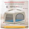 QPAU Inflatable Kids Air Mattress with Tent, Portable Design, Ages 3+ view 3