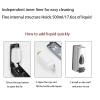 Bath Soap Dispenser Lotion Soap Dispenser for Bathroom, 500ml/17.6oz Large Capacity Free Wall Mount for Bathroom Kitchen Hotel Restaurant Bathroom Upgrades view 3