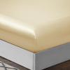 Olympic Queen Size 4-Piece Sheet Set 30 Momme Mulberry Silk Bed Sheets Set Fits 6-9" Deep Pocket - Celebration Comfort Collection (Solid, Beige) view 4