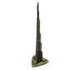 Burj Khalifa Exquisite Model Souvenir of Bronze Tower for Bedrooms Model Construction Dubai Alloy 18 Cm, Architecture view 1