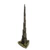 Burj Khalifa Exquisite Model Souvenir of Bronze Tower for Bedrooms Model Construction Dubai Alloy 18 Cm, Architecture view 3