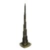 Burj Khalifa Exquisite Model Souvenir of Bronze Tower for Bedrooms Model Construction Dubai Alloy 18 Cm, Architecture view 4