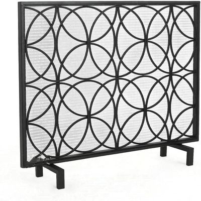 Decorative Fireplace Screens Fireproof Screen Metal Mesh Single Board Fireproof Screen - Small Flat Fireproof Screen Fireplace Screen Control Panel
