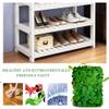 Entryway Coat Rack Bench, 3-in-1 Hall Tree with Storage Benches and Hooks, Multifunction Coat Tree with 2-Tier Shoe Rack,Lots of Storage Space,170x35x70cm Vintage Brown view 2