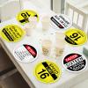 60Pcs 7 Inch 16th Birthday Paper Plates 16 Year Old Party Decorations Happy 16th Disposable Dinner Plates Warning Signs Party Tableware Cheers to 16 Years for Boys Teens Birthday Supplies view 4