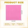 PATIKIL Foil Candy Wrappers 3.5x3.5 Inch, 200 Pcs Square Fine Grid Aluminium Foil Candy Wrapping Paper for DIY Chocolate Candies Packaging Decoration, Pink view 2