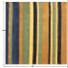 Kilim Area Rug 6x8 Hand Block Printed Cotton Dhurrie Black Multicolor Striped Design Hand Surface Wash 0.19" Thick Handmade Boho Indoor Outdoor Use Flatweave Rugs for Living Room,Bedroom,Dining Room view 3